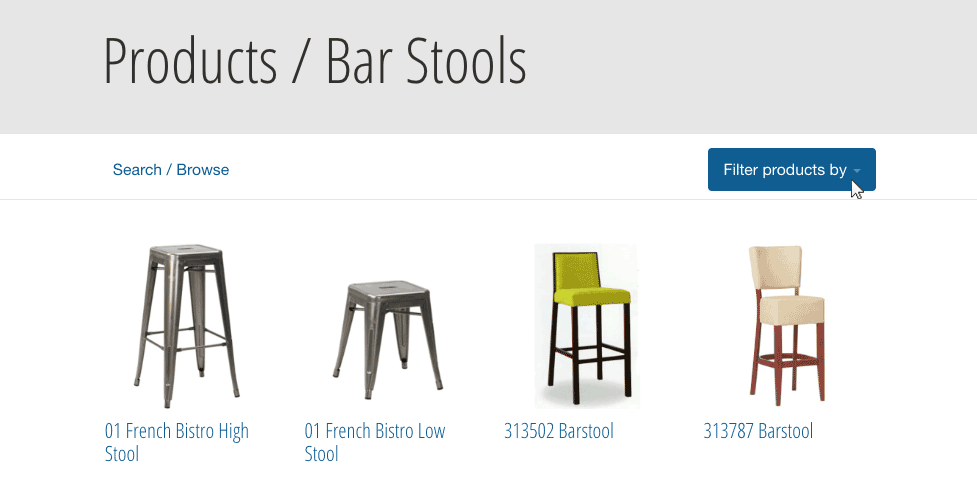 Mobile friendly design refresh for UK furniture provider